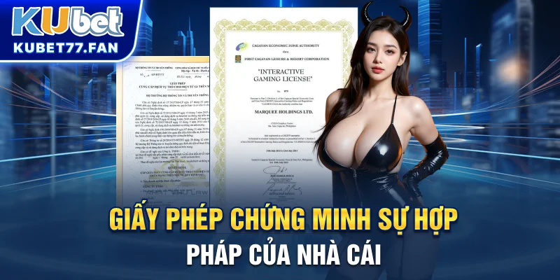 Giấy phép POGO là minh chứng cho sự hợp pháp của nhà cái