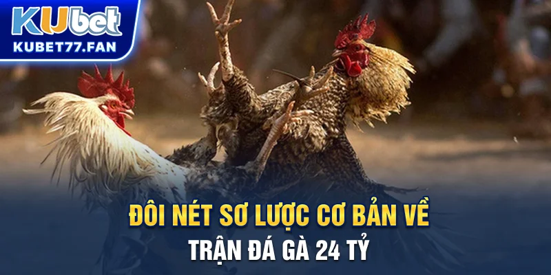 Trận Đá Gà 24 Tỷ - Đại Chiến Phúc Bình Dương vs Mít Trà Cú Đôi nét sơ lược cơ bản về trận đá gà 24 tỷ